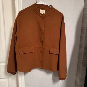 Sezane Rich Brown Women's Blazer